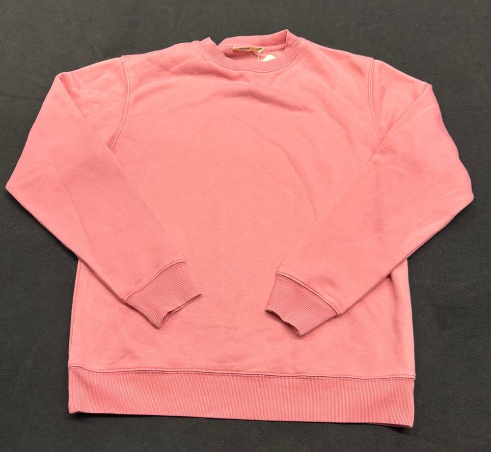 Faherty Crewneck Sweatshirt Pink Sample Deadstock Mens S